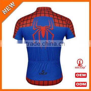 Open Shirts Design Spider Men Cycling Wear Mountain Bike Clothing Custom Print photo-2