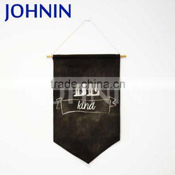 Popular beautiful customized logo hang on wall flag pennant