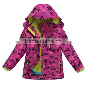 new arrival 2015 children hardshell water resistant coats