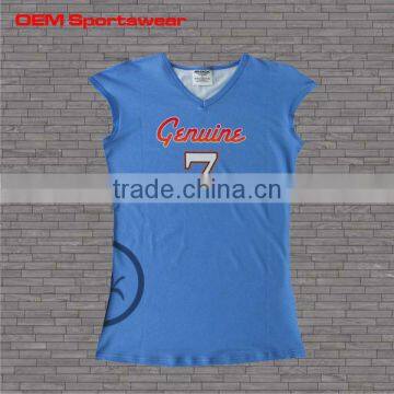 Custom design girls sexy volleyball jerseys for sale