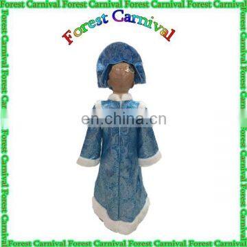 87068 Sexy Snowman Costume With Crown For Kids photo-3