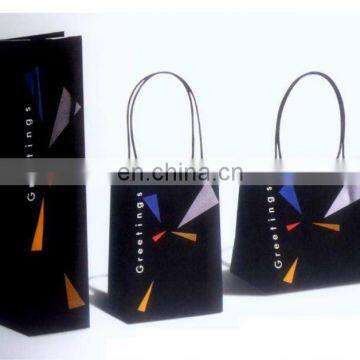 Cheap custom shopping plastic bags with plastic handle/plastic wine bag