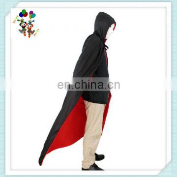 Double Sides Mens Black Red Halloween Party Capes with Hood HPC-0540