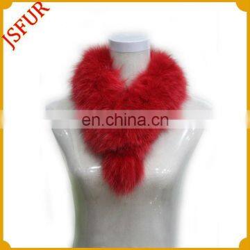 Red fox fur neckwear fur garment accessory