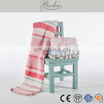 Comfortable Knitted Baby Blanket Organic photo-2