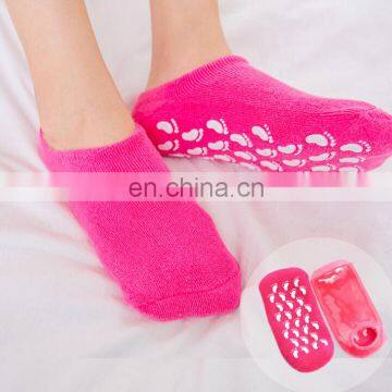 OEM Ultra-Soft Moisturizing Gel Socks Oil Infused Spa Socks