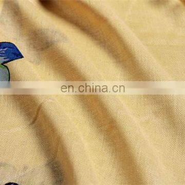 Modal Cashmere Blend Fashion Butterfly Print Infinity Lady Scarf photo-6