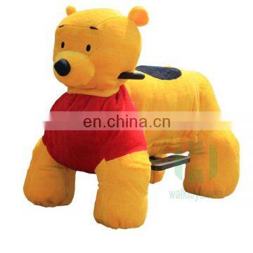 Coin Operated Rides Plush Animal Electric Scooter for Shopping Mall Lion 2016 Zoo Animal Scooter Motorized Plush Riding Animals photo-3