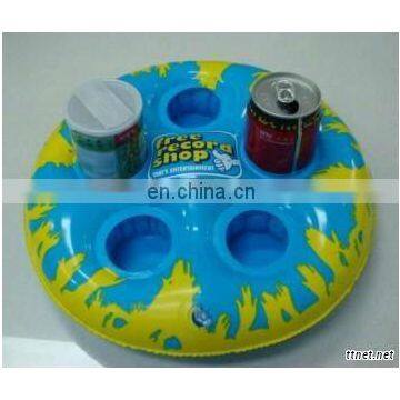 inflatable 5 drink cans holder