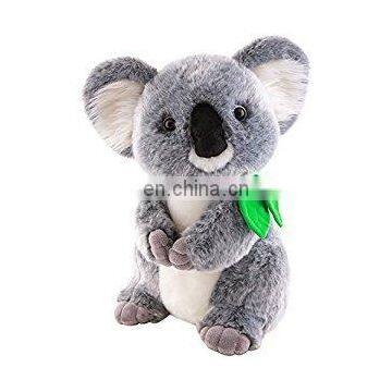 New 2017 lovely Koala with leaf plush toy hot sale customized gift