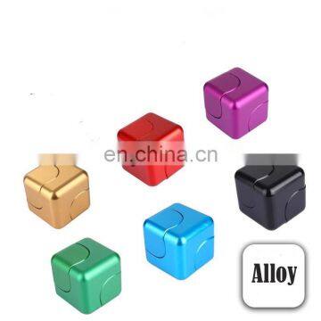Pcc Team Square Spinner Cube Fidget Toy EDC Fidgets Cube Spinner For Autism and ADHD Increase Focus Square Magic Hand Spinner photo-2
