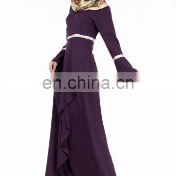 New Arrival Slim Black Prayer Arabic Abaya Indonesia Cheap Abaya 2017 Fashion Muslim Dress photo-4
