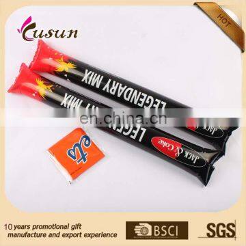 Promotional PE inflatable cheering stick,thunder stick,noise maker,bang bang stick,Inflatable bang bang cheering stick