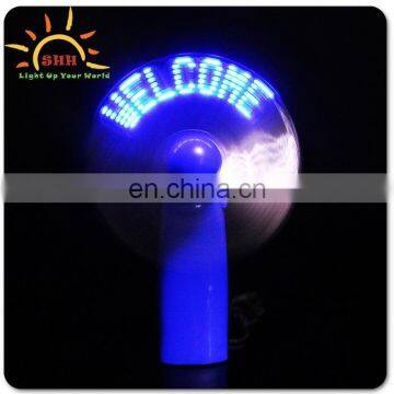 LED hand fans for sale/customized fabric hand fan/mini plastic hand fan for children