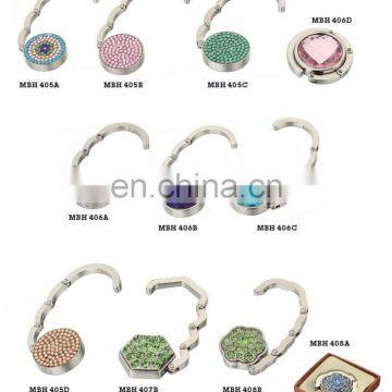 2015 Latest Foldable Custom Design Tourist Souvenirs Metal Handbag Hooks Bag Holder for Tables photo-4