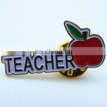 HOT SALES Guaranteed 100% Factory Price APPLE METAL BADGE PIN LAPEL PIN