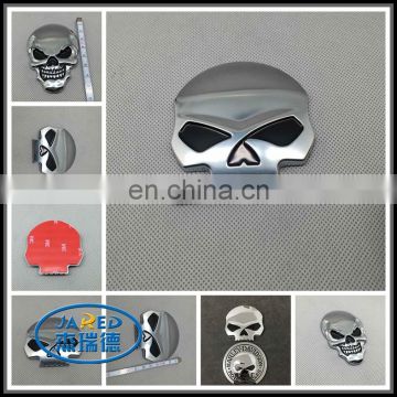 3D design customized skull plating badge