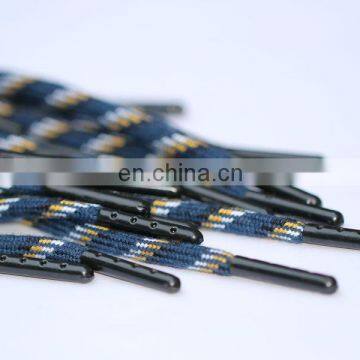 Alibaba China Suplier 23mm round shape with holes metal shoelace clips and aglet machine