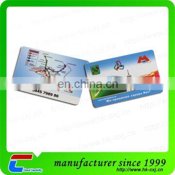 High Frequency 13.56MHz ISO14443A PVC RFID Chip Smart Bus Card