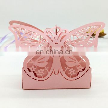 Pink decor laser cut candy box