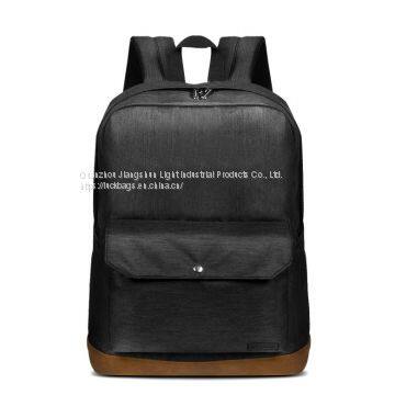 New models brief pure color kids 20L preppy  canvas school bag for teenagers