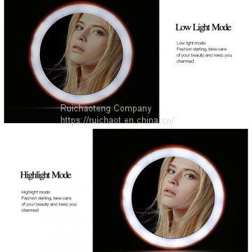 USB Charging Small Beauty Cosmetic Portable Make Up Mirror photo-5