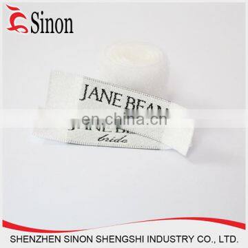 woven loop fold label for garment accessory