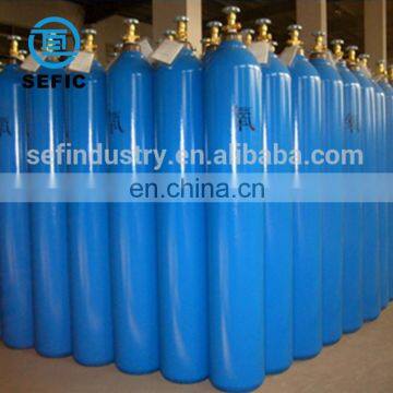 Fill Argon/Co2/Nitrogen/Oxygen 47L Oxygen Gas Cylinder 7.05m3 For Gas Factory