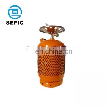 Different Sizes And Colors High Quality Low Pressure 9kg Cooking LPG Gas Cylinder