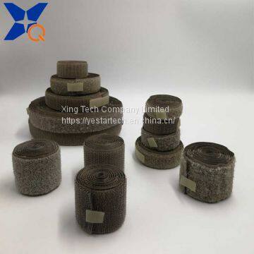 Silver Plated Nylon Conductive Hook and Loop 50mm Width Fasten Tape Adhesive Tape-XTAA074 photo-2