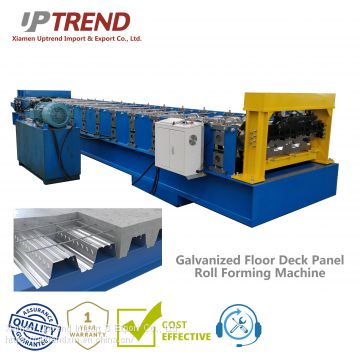 Steel Floor Deck Panel Roll Forming Machine (YX51-250-750)