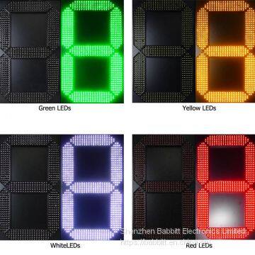 24 Inch Led Outdoor 7 Segment LED Number Display For Oil Price LED Signs LED Gas Price photo-2