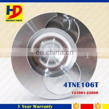 4TNE106T Engine Piston Part Excavator Spare Parts OEM No 123901-22080 photo-4