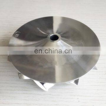 RHG6 65,00/82,05 мм 6+6 лопастей высокопроизводительный турбо-алюминиевый 2618/фрезерованный/ брусок компрессорного колеса для обновления Chevy 6,6 л photo-4