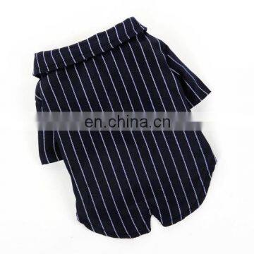 Wholesale Layered Pet Dog Striped Suits Bulldog Formal Clothes Overcoat photo-5