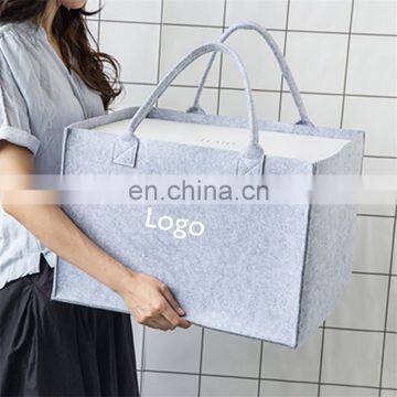 Felt Shopping Bag With Customized Logo photo-4