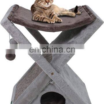 2020 Cute Small Cat Foldable Tree Cat Toys Cats Play Towers photo-3