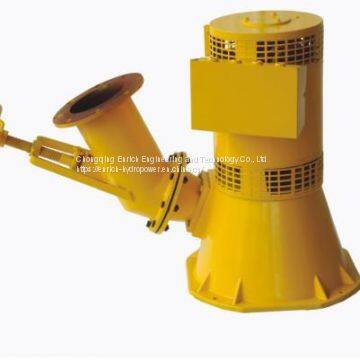 0.6KW to 5KW Mini Small Micro Alternative Dual Wheel Impact Type Hydroelectric Hydro Hydraulic Power Water Turgo Inclined Jet Turbine Angular Impulse Turbine Generator Pico Turbine Permanent Magnet Excitation Generator For Homes Farm Use photo-5