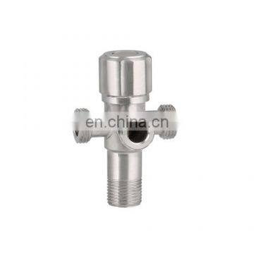 Sanitary Fitting SS304 Stainless Steel Shower 3 Way Toilet Angle Valve