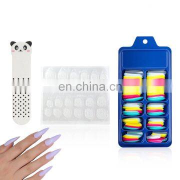 2020 New False Nails Designed Long Coffin Nails Custom Wholesale Private Label Press On Nails Packaging Box photo-3