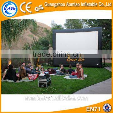 Outdoor inflatable movie screen/cinema inflatable screen/advertising inflatable screen