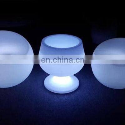 Wholesale Outdoor Led Bar Seat Lighting Changing Plastic Chair Illuminated Led Drum Stool photo-4