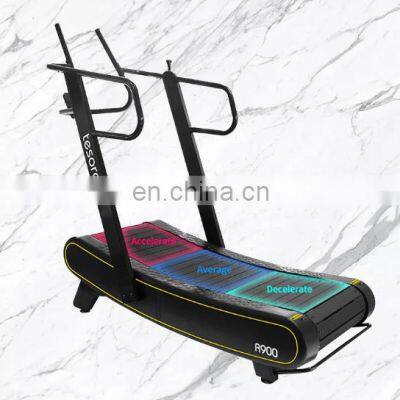 Curved treadmill & air runner self-powered for commercial use running machine  good quality treadmill popular exercise equipment