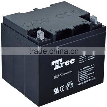 Free Maintence Lead Acid Battery 12v 38ah Valve Regulated UPS Battery 12V 38Ah Telecom Battery photo-3