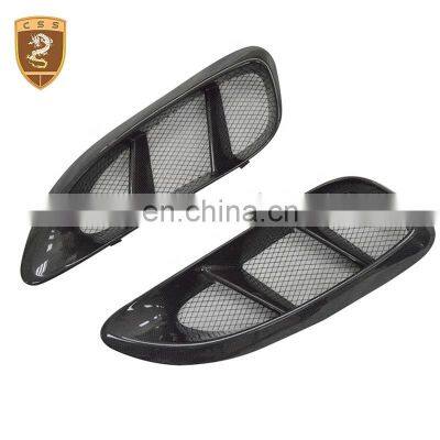 Car Tuning Carbon Fiber Side Skirts Air Vents Car Parts For Porsche Boxster 718 Autos Side Vent Air Duct Intake Covers photo-5