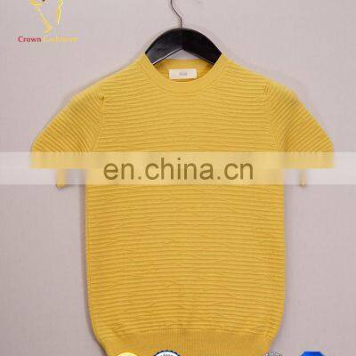 Short Sleeve Nice Famous Brand Woven Sweaters Model photo-2