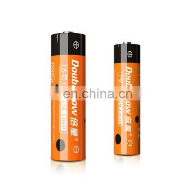 Doublepow 1.5V Batteries UM4 Zinc Carbon AAA Cell Dry Batteries With OEM Service