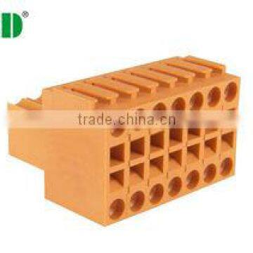 termin Block 3.50mm Plug In Screwless Terminal Block With Single Level 2*2P - 24*2P