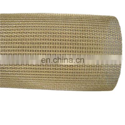 8*8mesh,10*10mesh Strong Structure Heavy Duty Brass Stainless Steel Crimped Wire Mesh/brass wire mesh