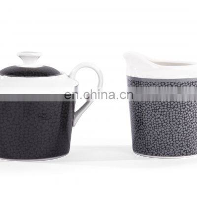 Coffee Mug Tea Cup Dinner Plate Ceramic Vase Cup Porcelain Tableware Set Design Ceramic Creative New Black and White Cup Kit photo-3